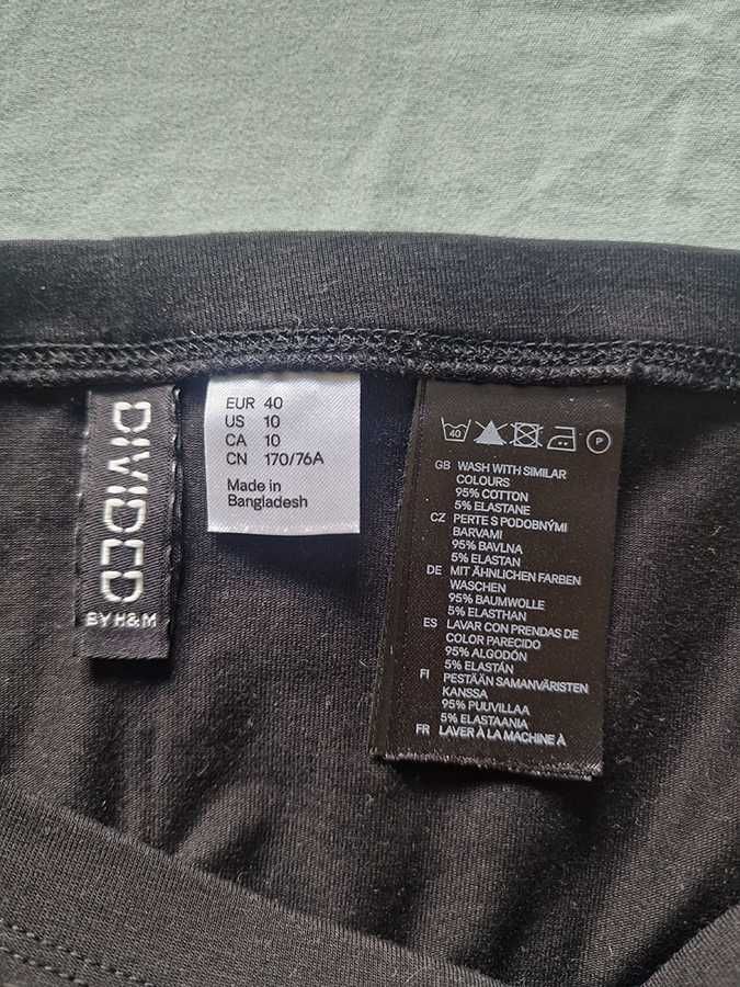 Czarna spódnica ołówkowa H&M