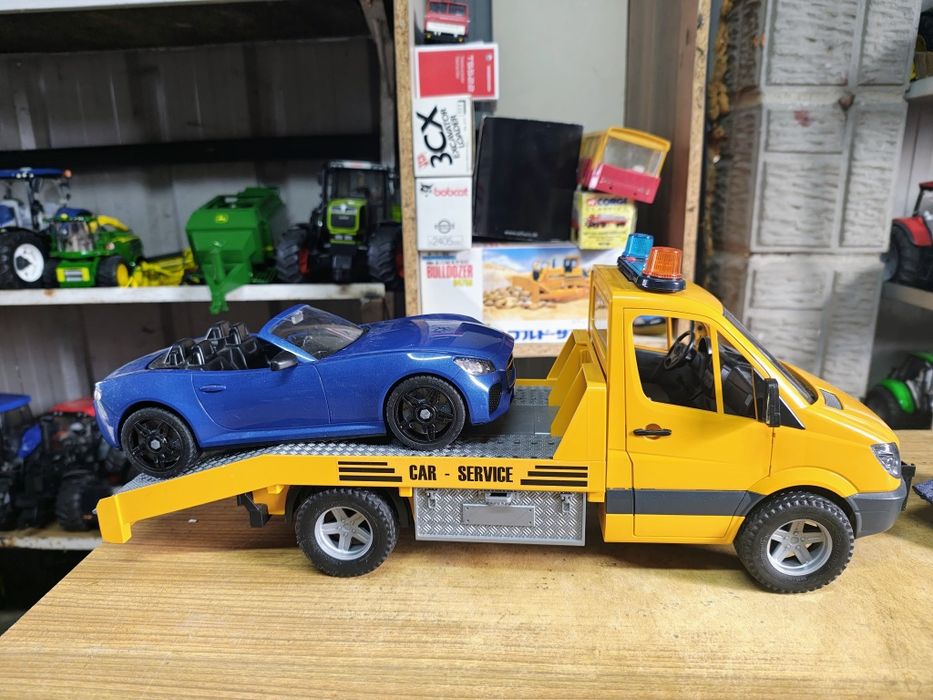 Bruder sprinter laweta z autem