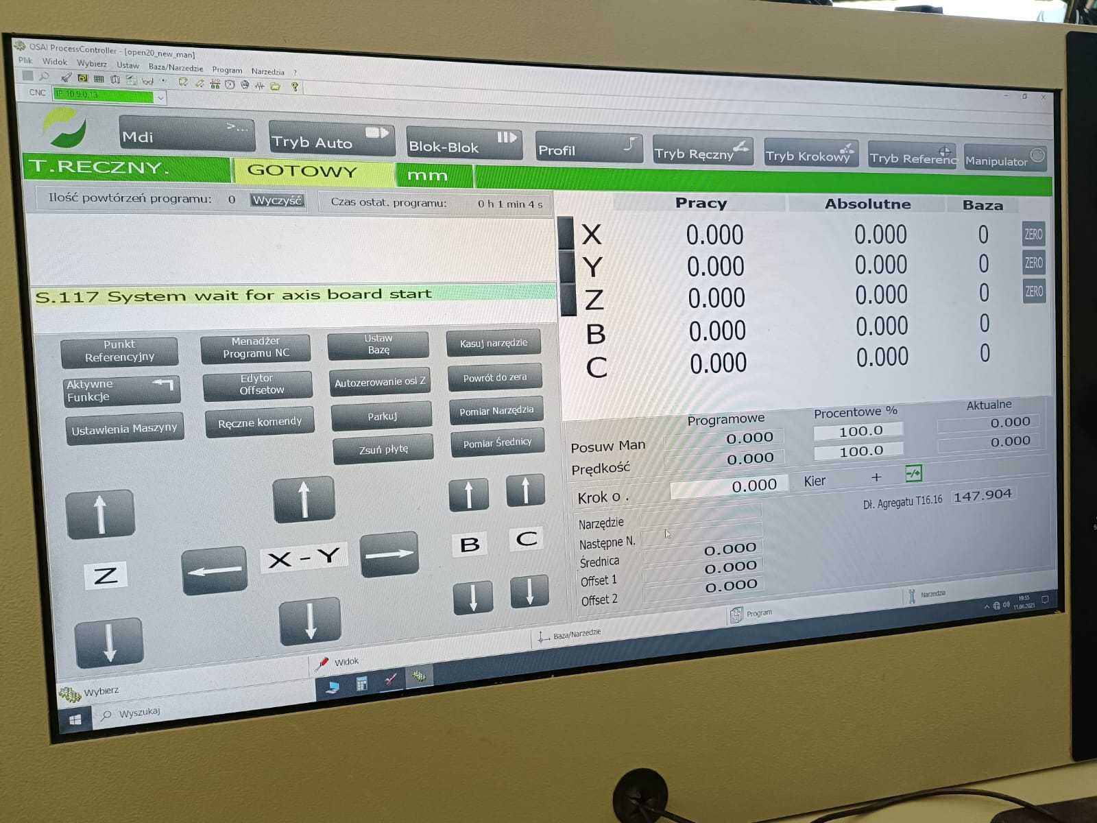 Frezarka CNC ploter SERON 2131 PRO+ OśC EXPERT OrmonOsai Busch ZAMIANA