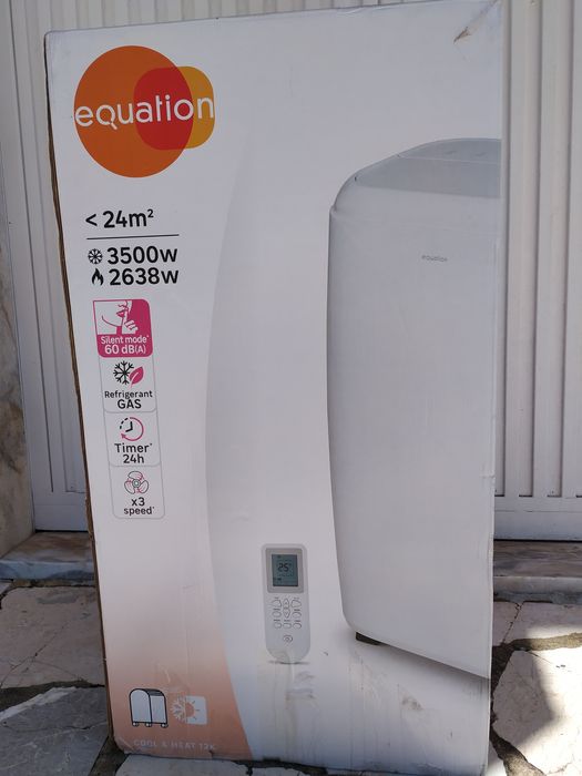 AC portátil para quente e frio - novo