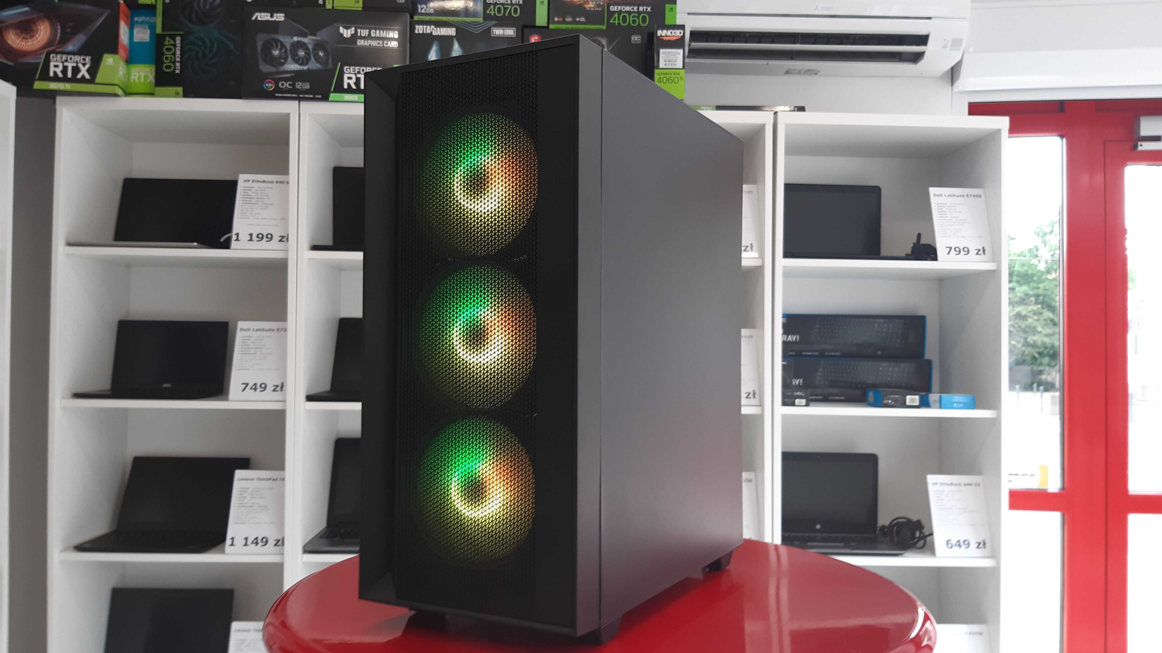 NOWY Komputer Gamingowy 7-5700x Ryzen 32GB/1000SSD RTX 5060 W11 RATY