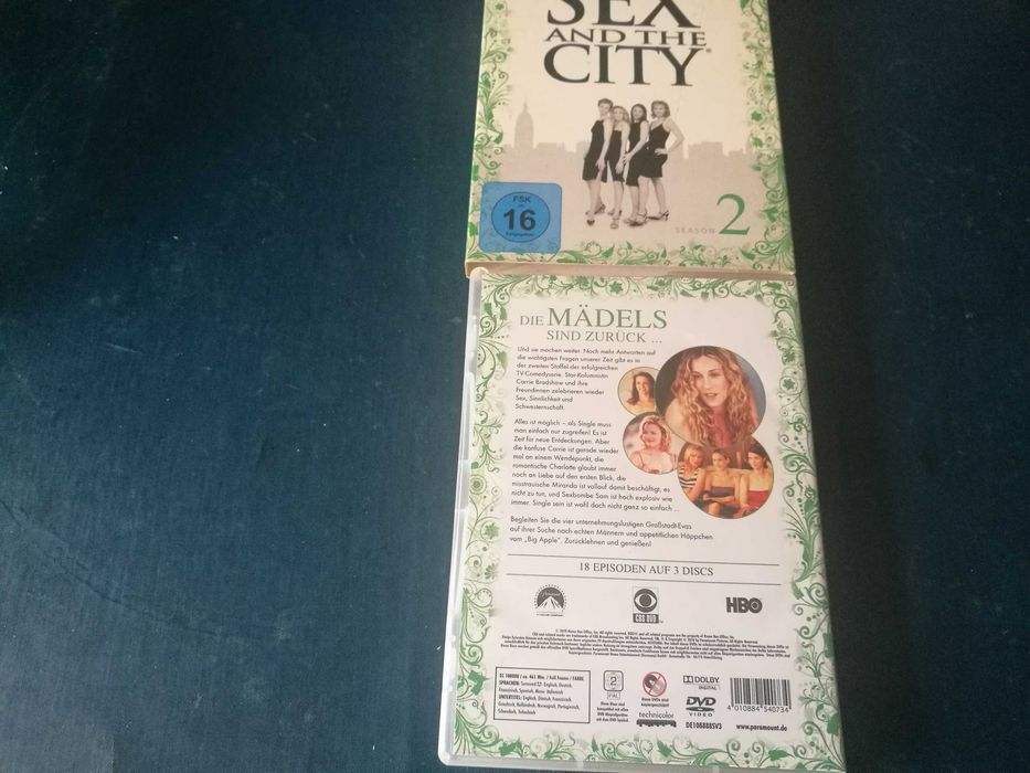 SEX AND THE CITY - SERIE 2	DVD (legendagem em Português)