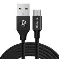 Kabel Usb - Microusb 1.5M 2A Czarny