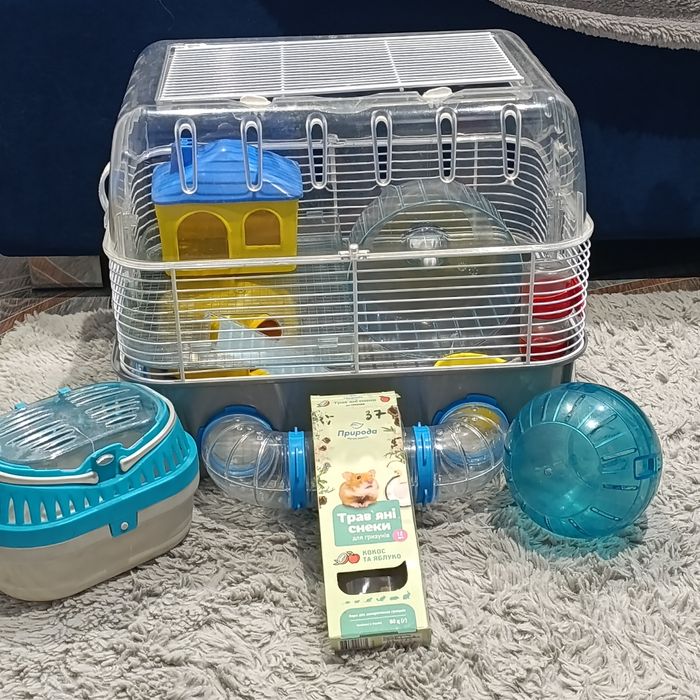 Продам отличную клетку Ferplast combi 1fun для хомяка