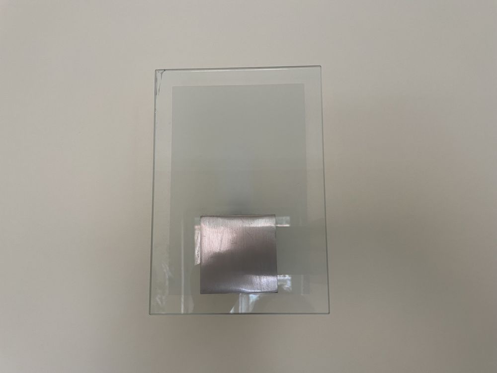 6 x candeeiro de vidro para parede