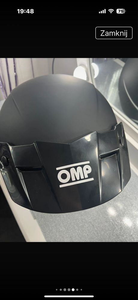 Kask czarny  Omp L