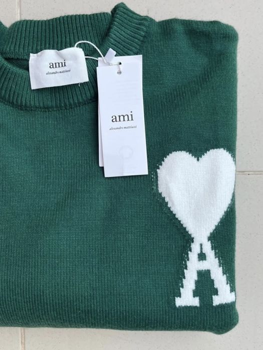 Sweat Ami Paris verde escura