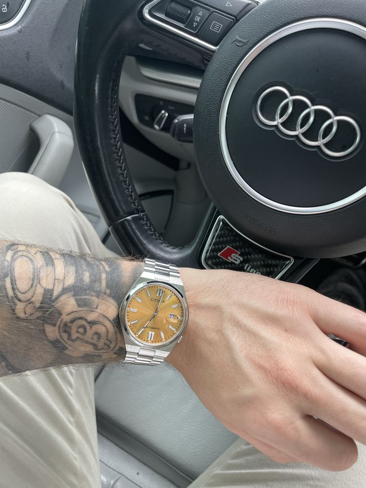 Zegarek Citizen Tsuyosa żółty Automatyczny NJ0150-81Z