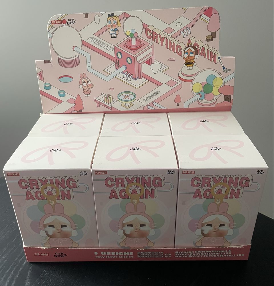 Crybaby crying again vinyl plush Popmart