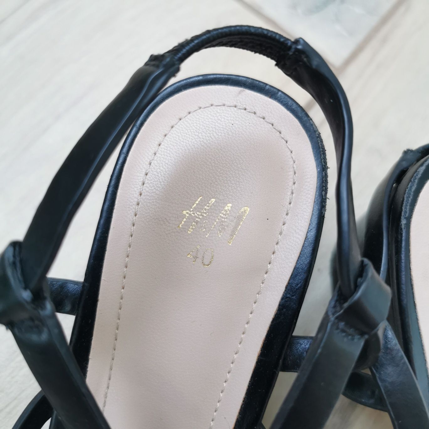 H&m sandały 40 na slupku