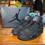 Nowość*NowyJordan4NikeAir4 BlackunisexTrampki 37.5