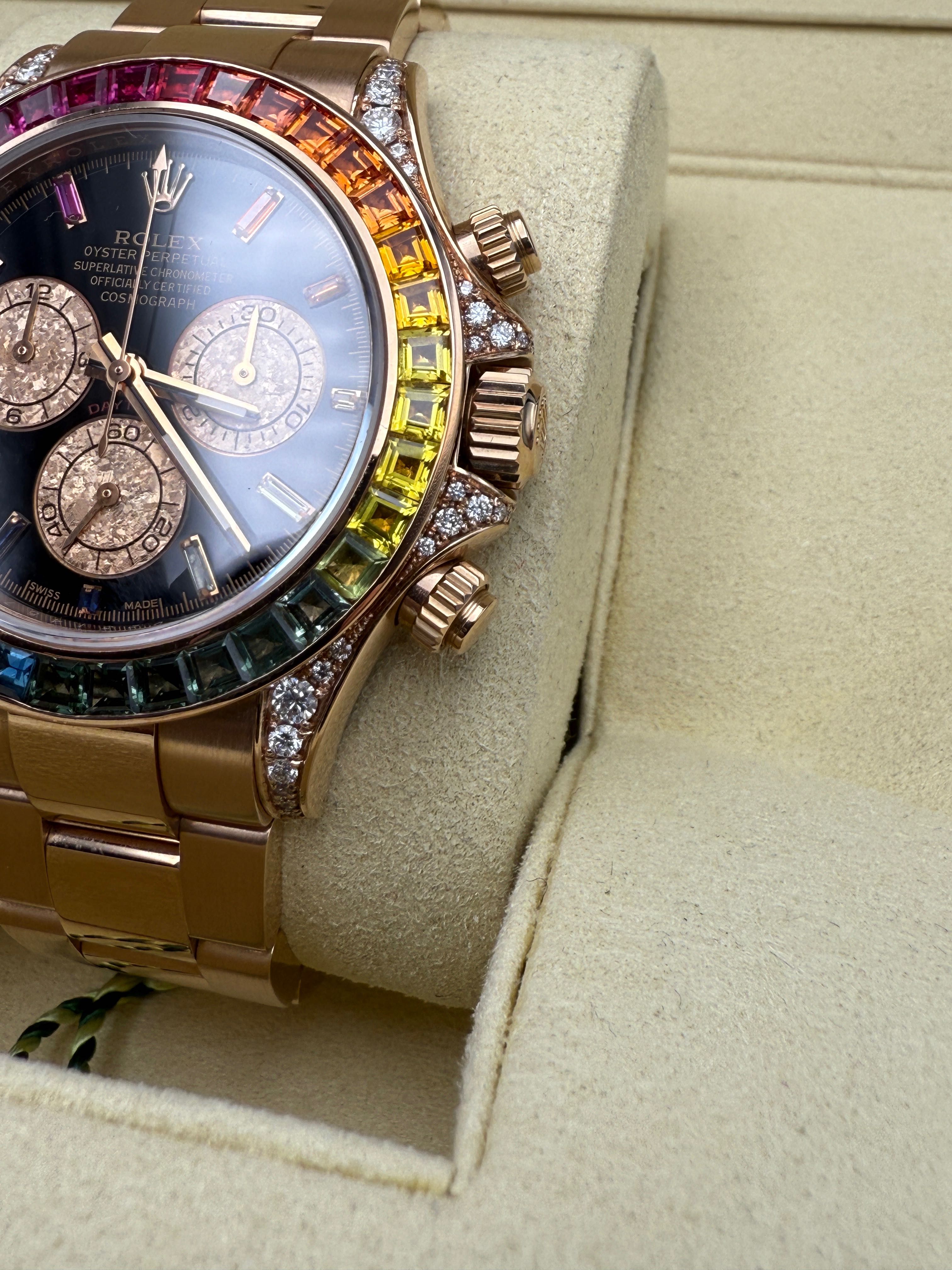 Rolex Daytona rainbow custom full set re.116505