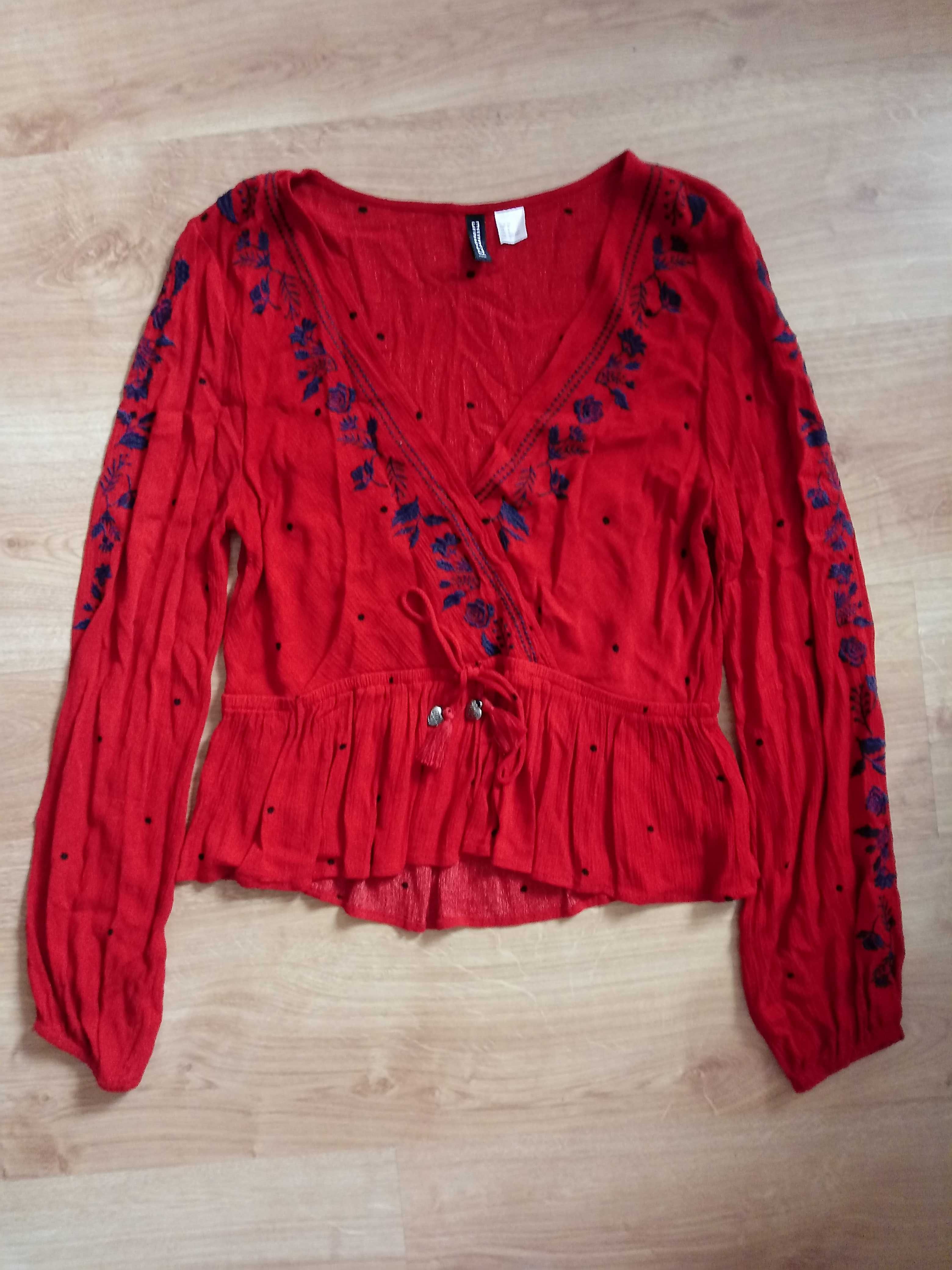 Bluzka damska boho styl h&m roz.M