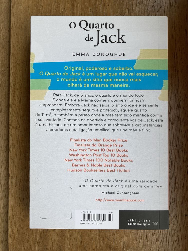 O quarta de Jack, Emma Donoghue.