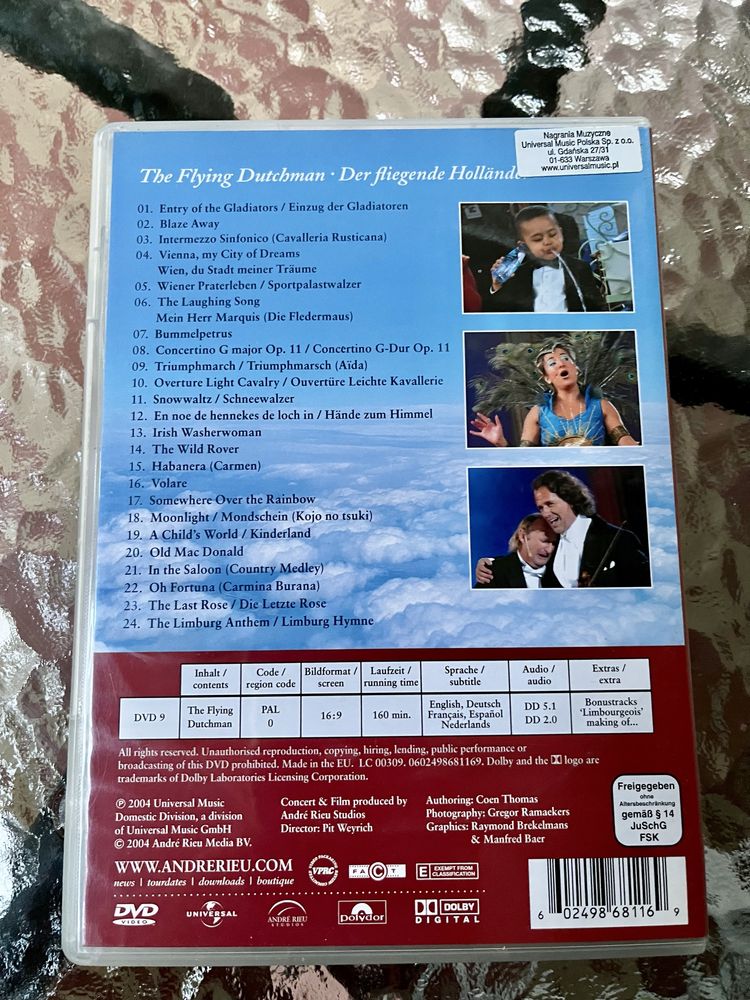 Andre Rieu- płyta dvd