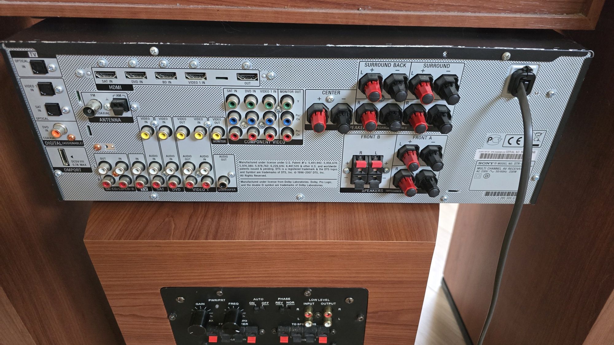 Zestaw Audio 5.1 Ferguson + Amplituner Sony STR-DG820