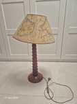 Lampa 77cm drewniana