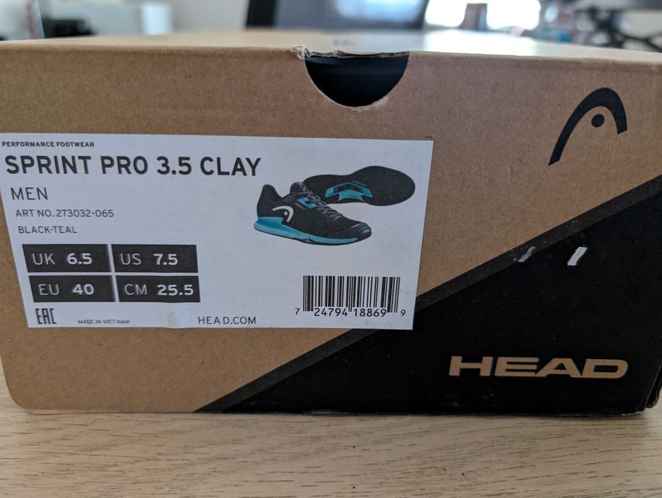 Sapatilhas tenis/padel Head Sprint Pro 3.5 clay Tam. 40