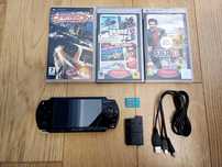 Konsola SONY PlayStation Portable slim 2003 PSP + 3x UMD i inne