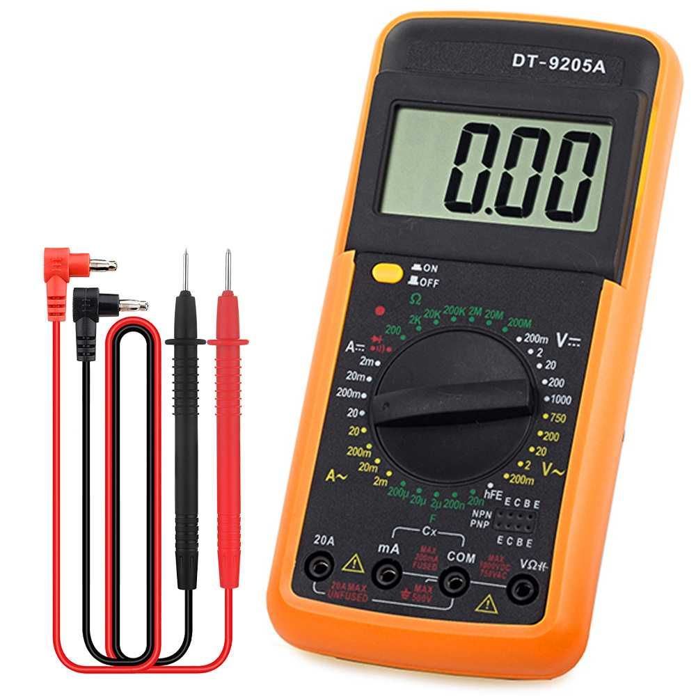 Cyfrowy MIERNIK MULTIMETR Prądu DT9205A LCD Cyfrowy Uniwersalny