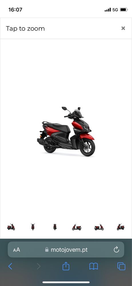 SCOOTER Yamaha RAYZR 125