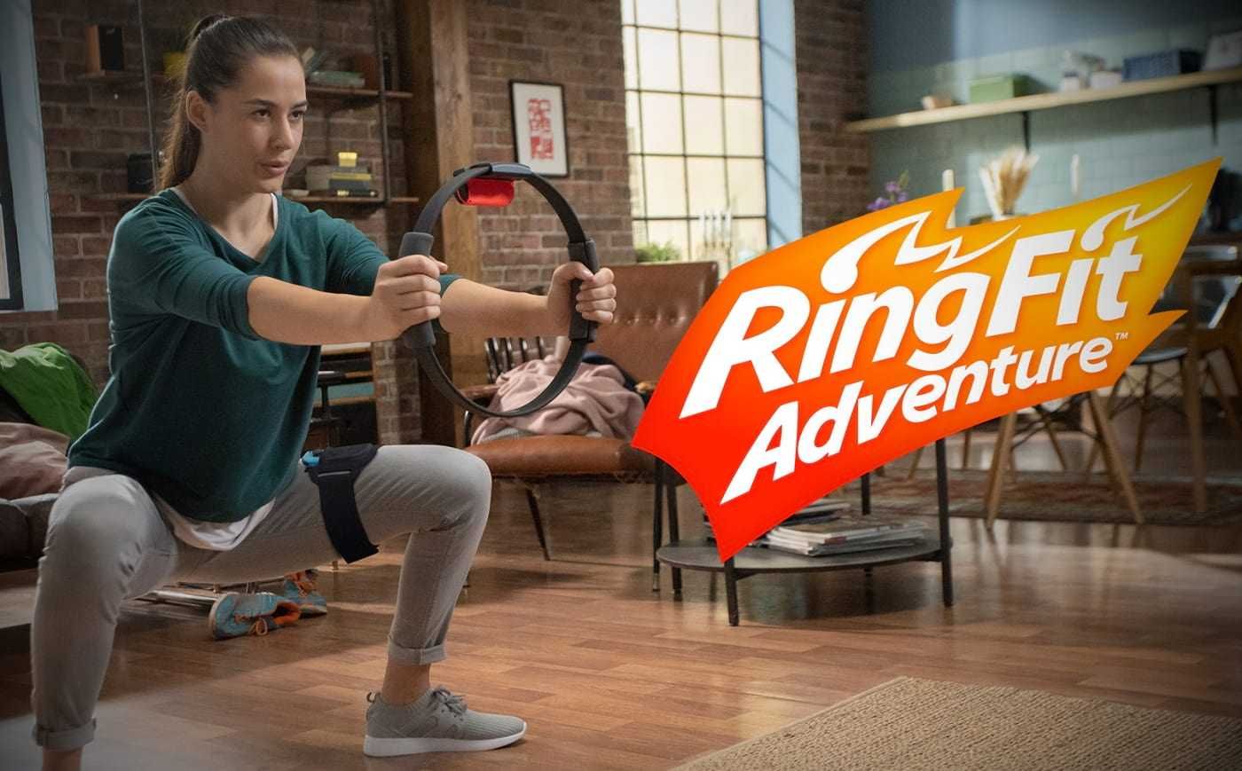 Nintendo Switch jogo Ring Fit Adventure Completo