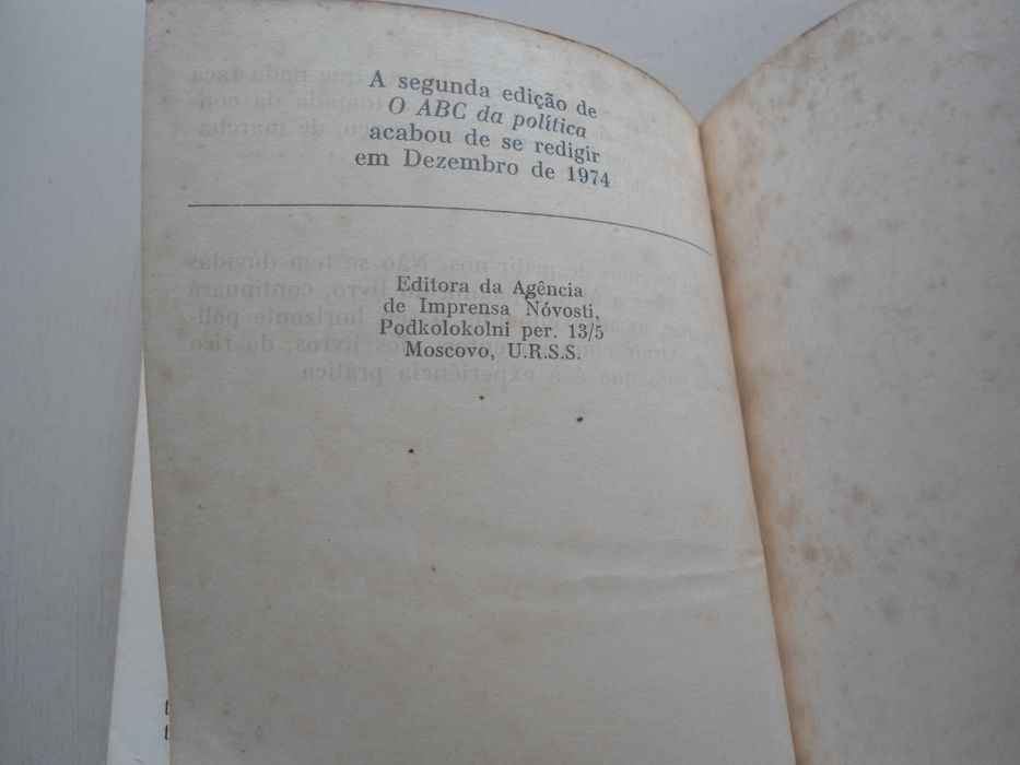 O ABC da política (Conhecimentos políticos elementares)