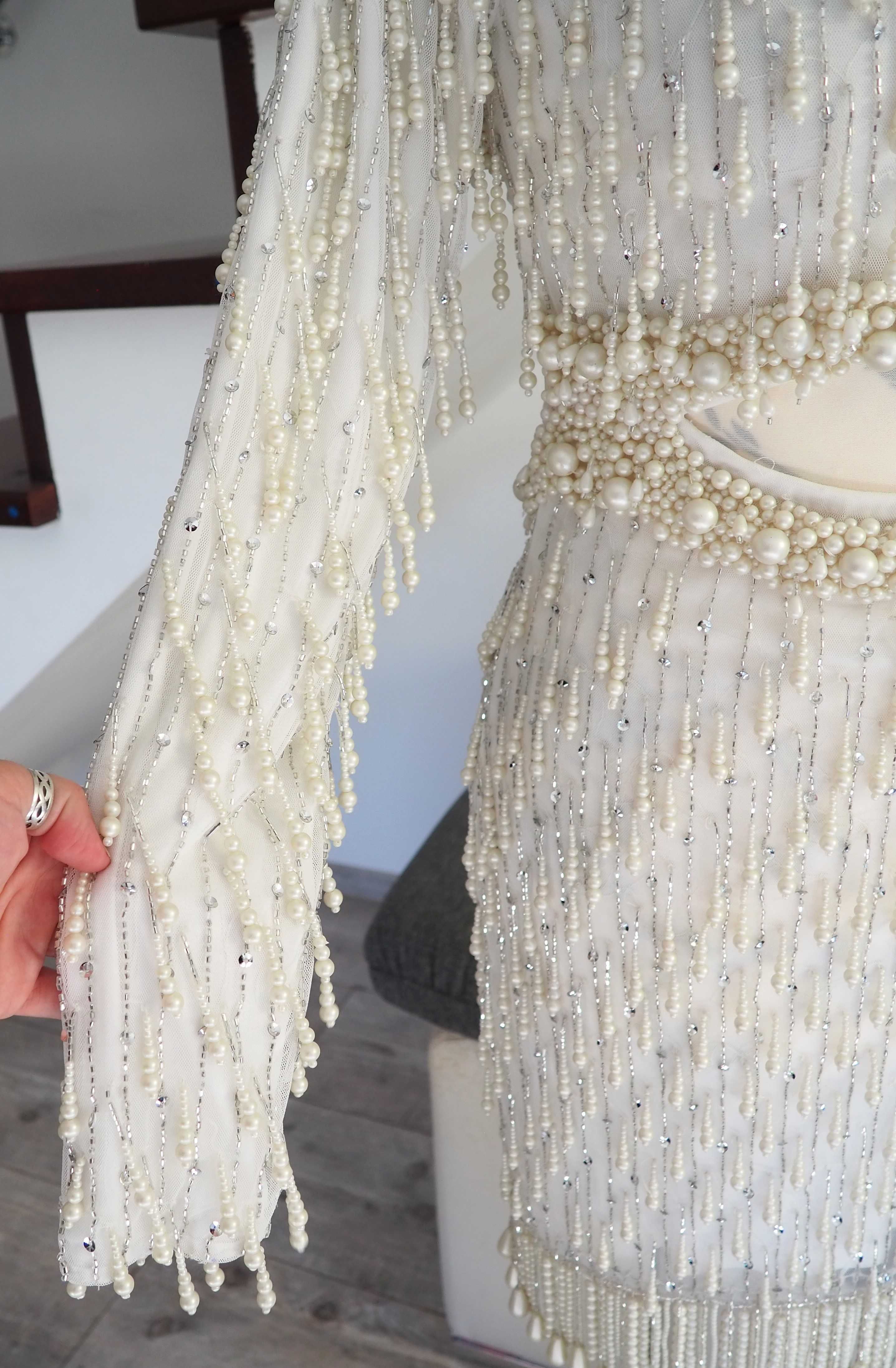 ASOS Luxe_bogato zdobiona sukienka mini _odkryte plecy_36