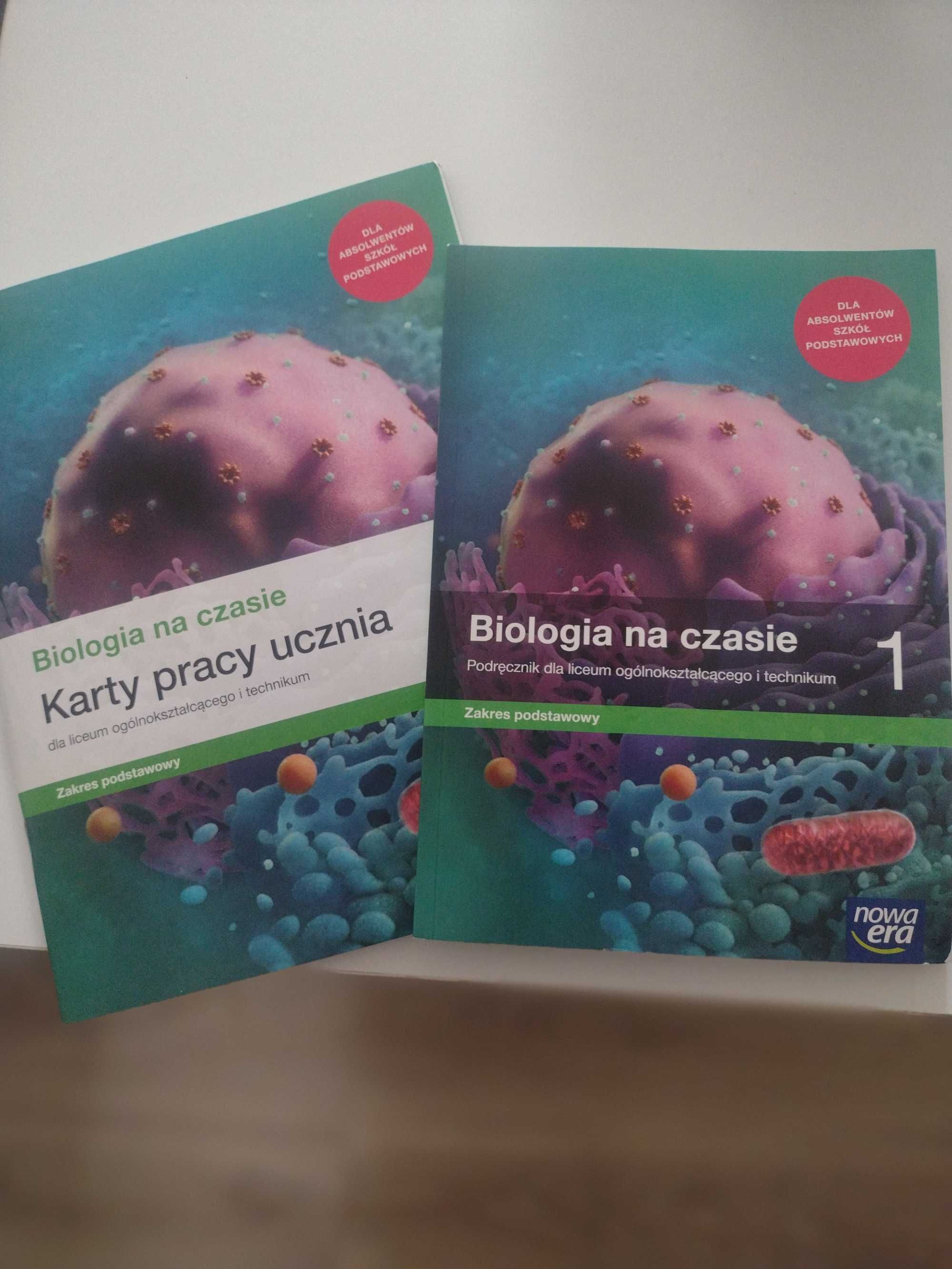 Sprzedam podręcznik  i karty pracy.Biologia