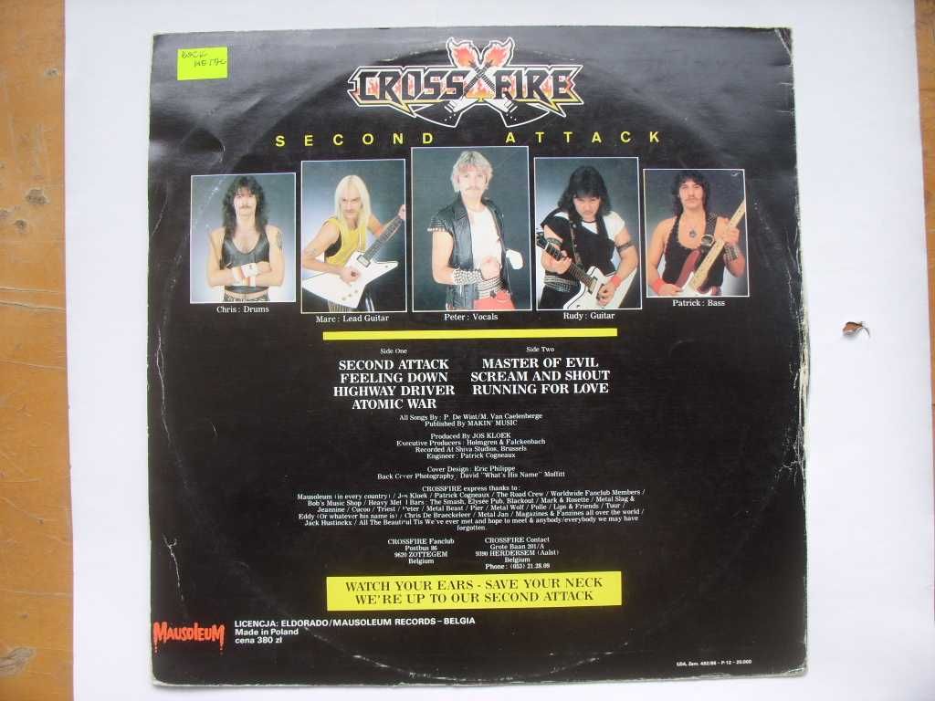 4. Rock LP.; CROSSFIRE--Second attack.