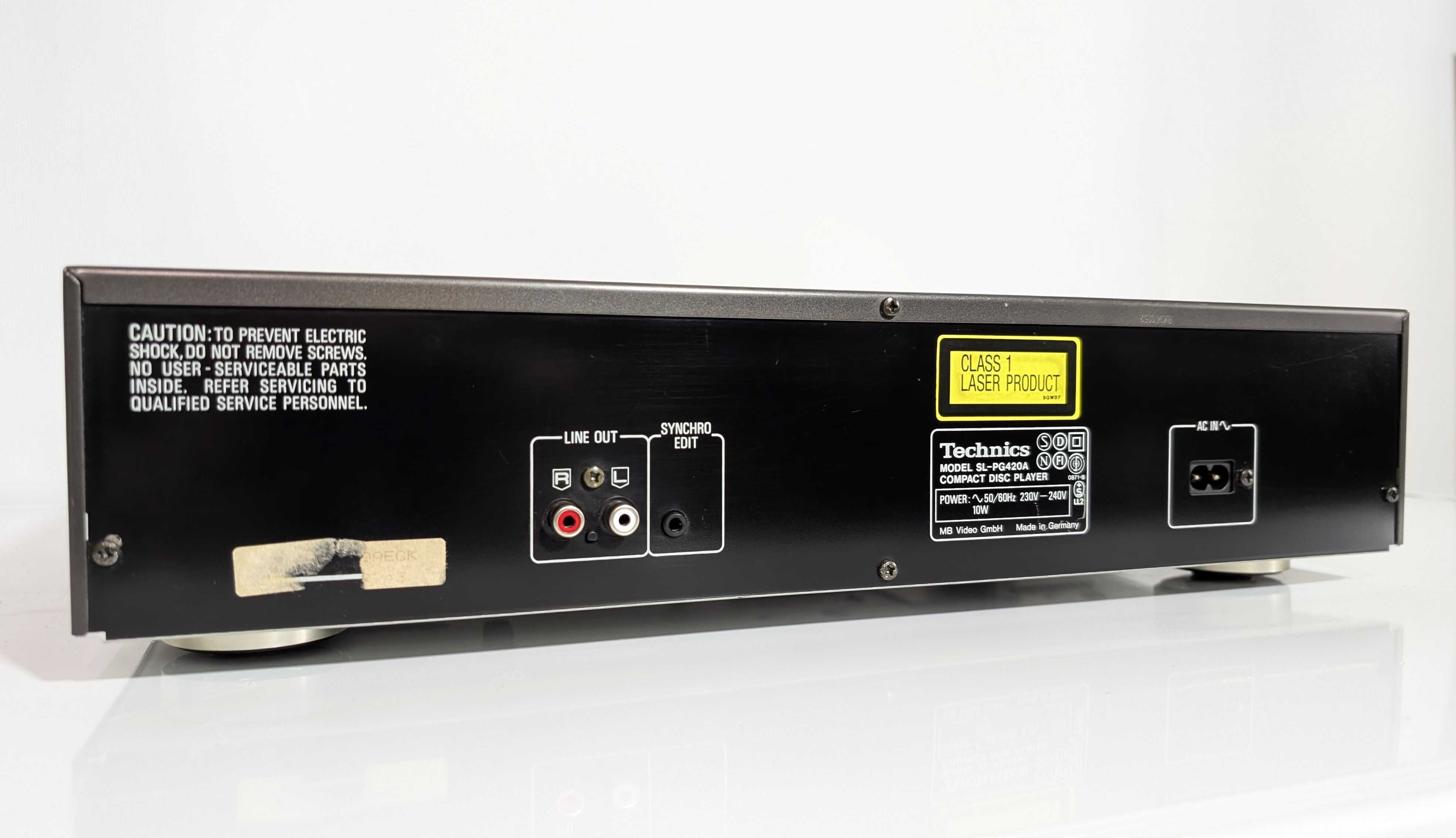 Програвач CD дисків Technics SL-PG420A, має ЦАП/ CD-R/RW/ Німеччина