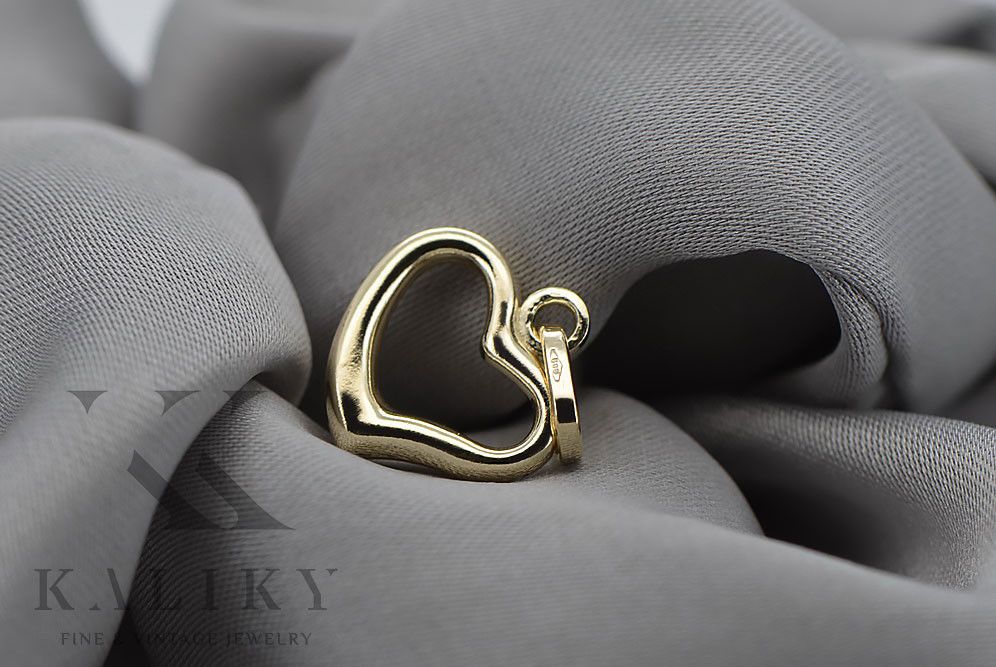 Złota zawieszka 14k 585 włoski styl serce cpn060y 11mm Warszawa