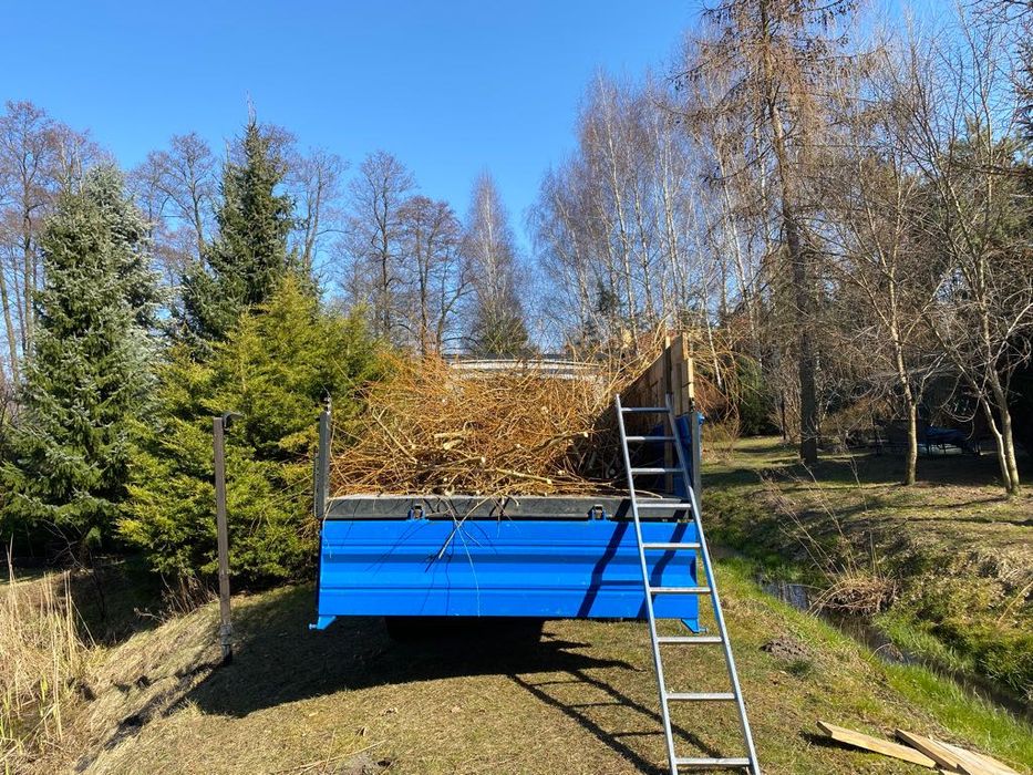 Pielęgnacja, wycinka drzew, podnośnik koszowy, czyszczenie działek