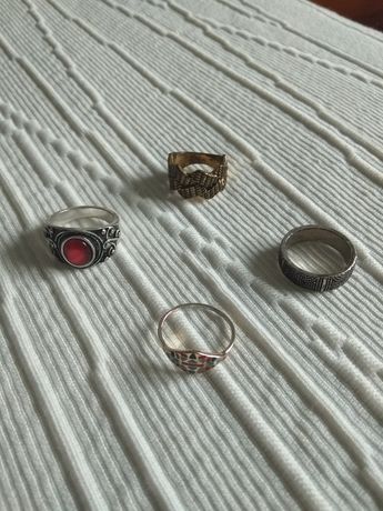 Conjunto anéis bijuteria