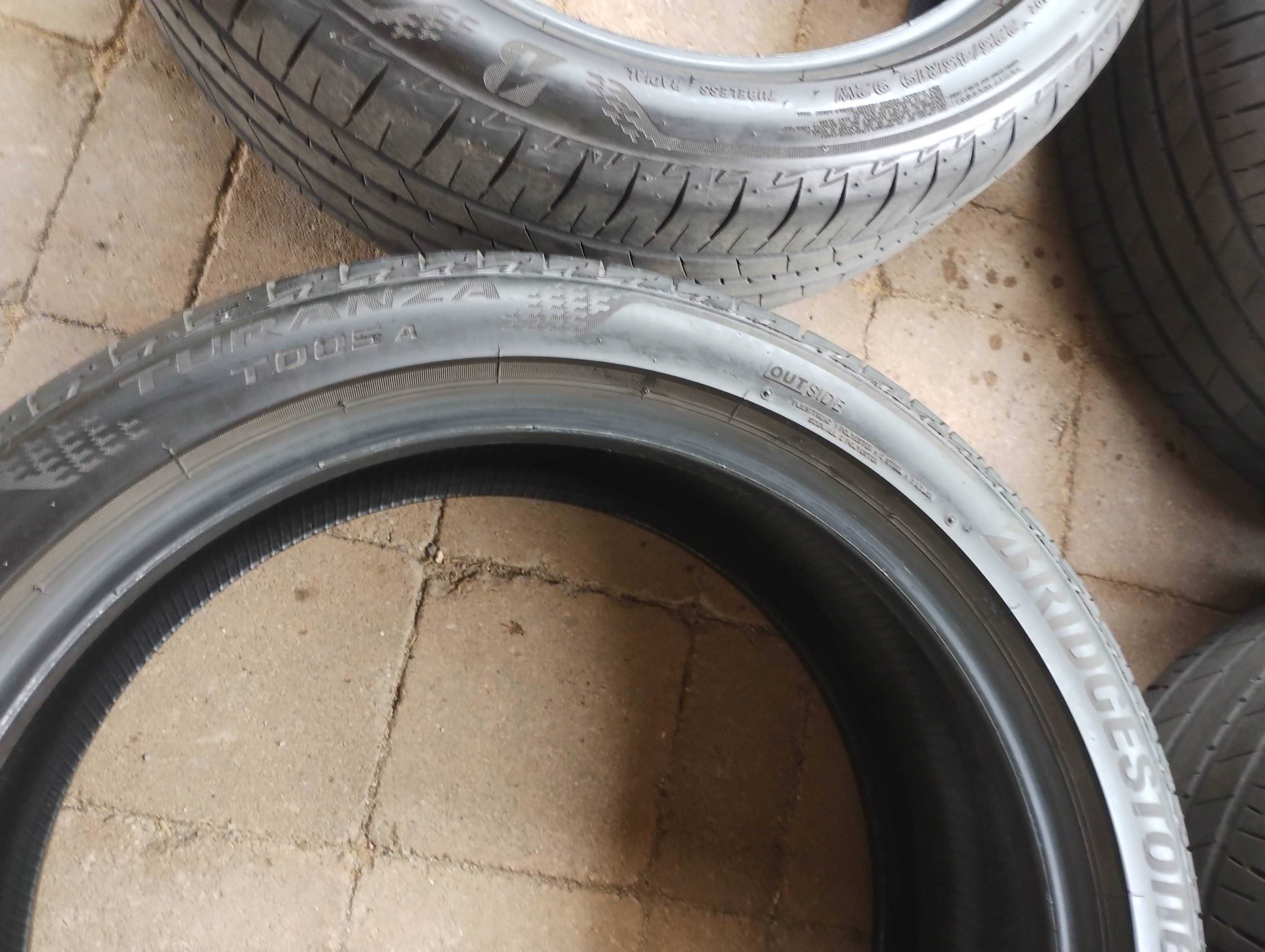 4 opony Bridgestone Turanza T005A 225/45 r19 92w 6-7mm