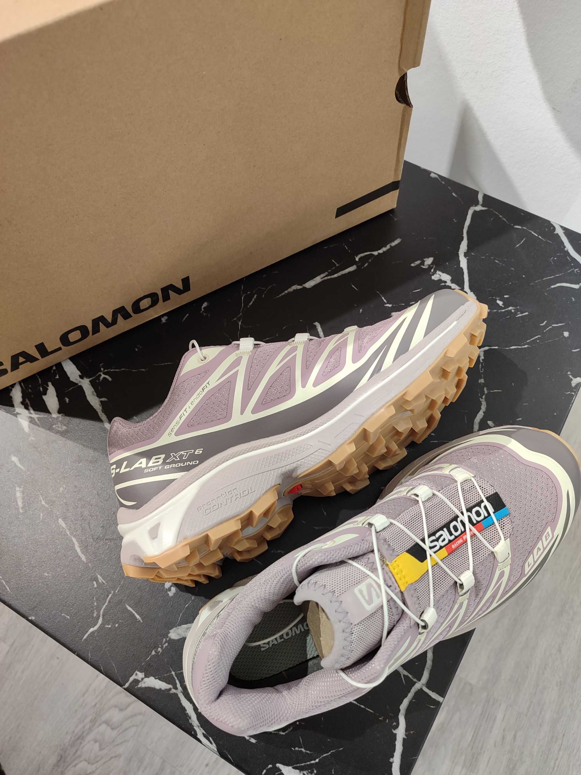 Кросівки Salomon S/LAB XT-6 Quail Plum Kitten & Vanilla Ice