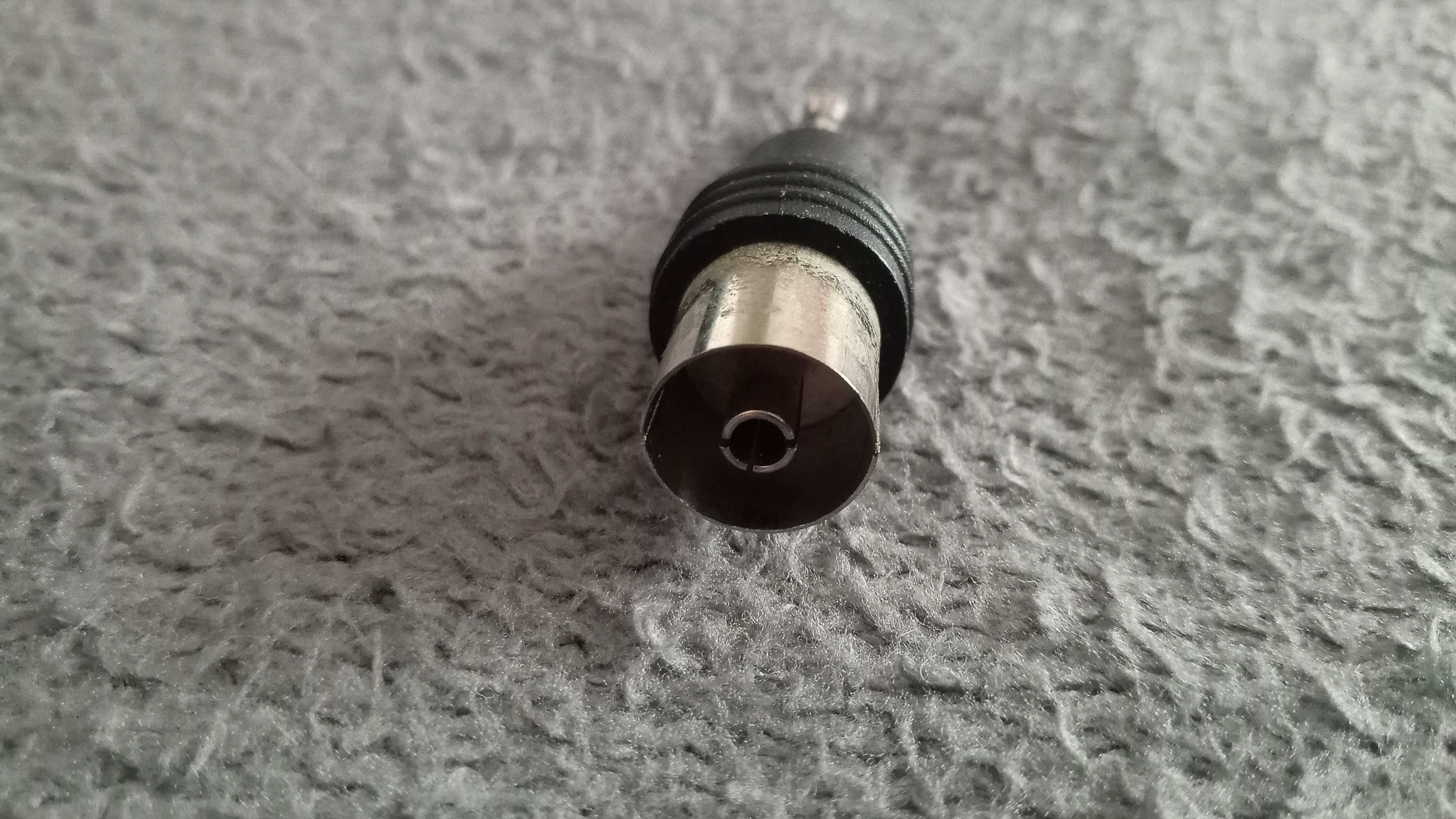 Adapter Przejście przejściówka wtyk Jack 3,5 mm gniazdo ant TV