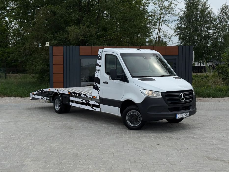 Mercedes-Benz Sprinter 516 CDI / 2019R 2.2 163KM /  Autolaweta / Bliźniaki / HAK 3,5T