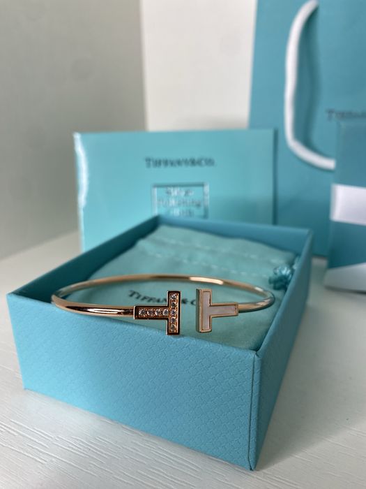 Tiffany браслет для дівчини | Рожеве золото | Браслет Тіффані