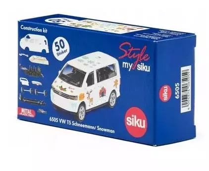 Style my Siku - GIFT SET - Bastel VW T5 Schneemann. Siku. Nowy Produkt