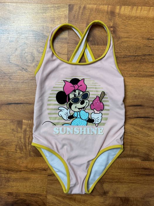 Strój kąpielowy jednoczęściowy kostium Minnie Zara Disney 104 cm 3 4