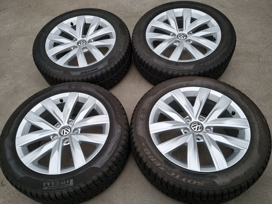 Koła Zimowe Alu 17" Arteon Passat B8 B9 T-Roc Touran II 5x112 Oryginał