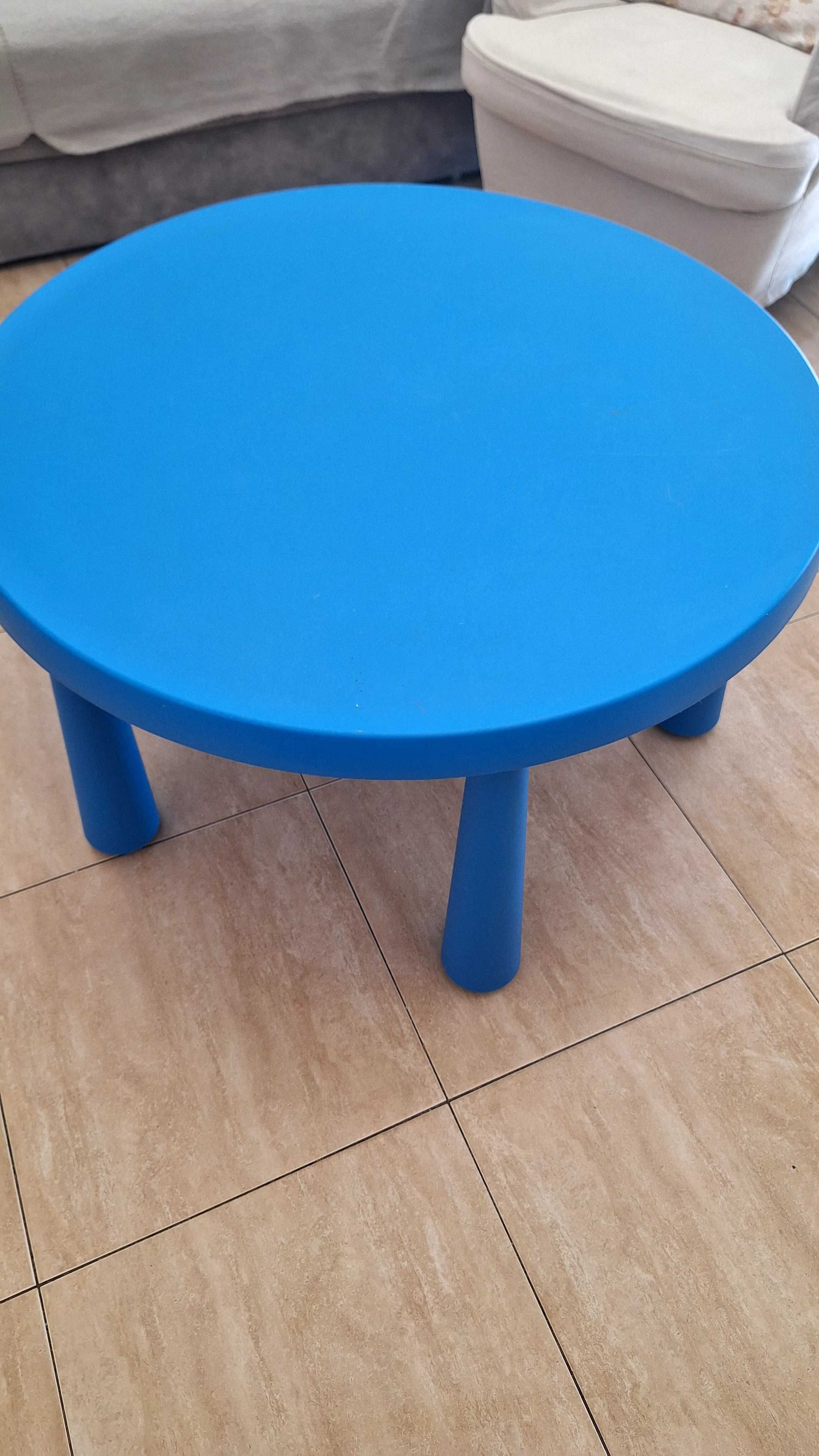 Mesa criança azul ikea