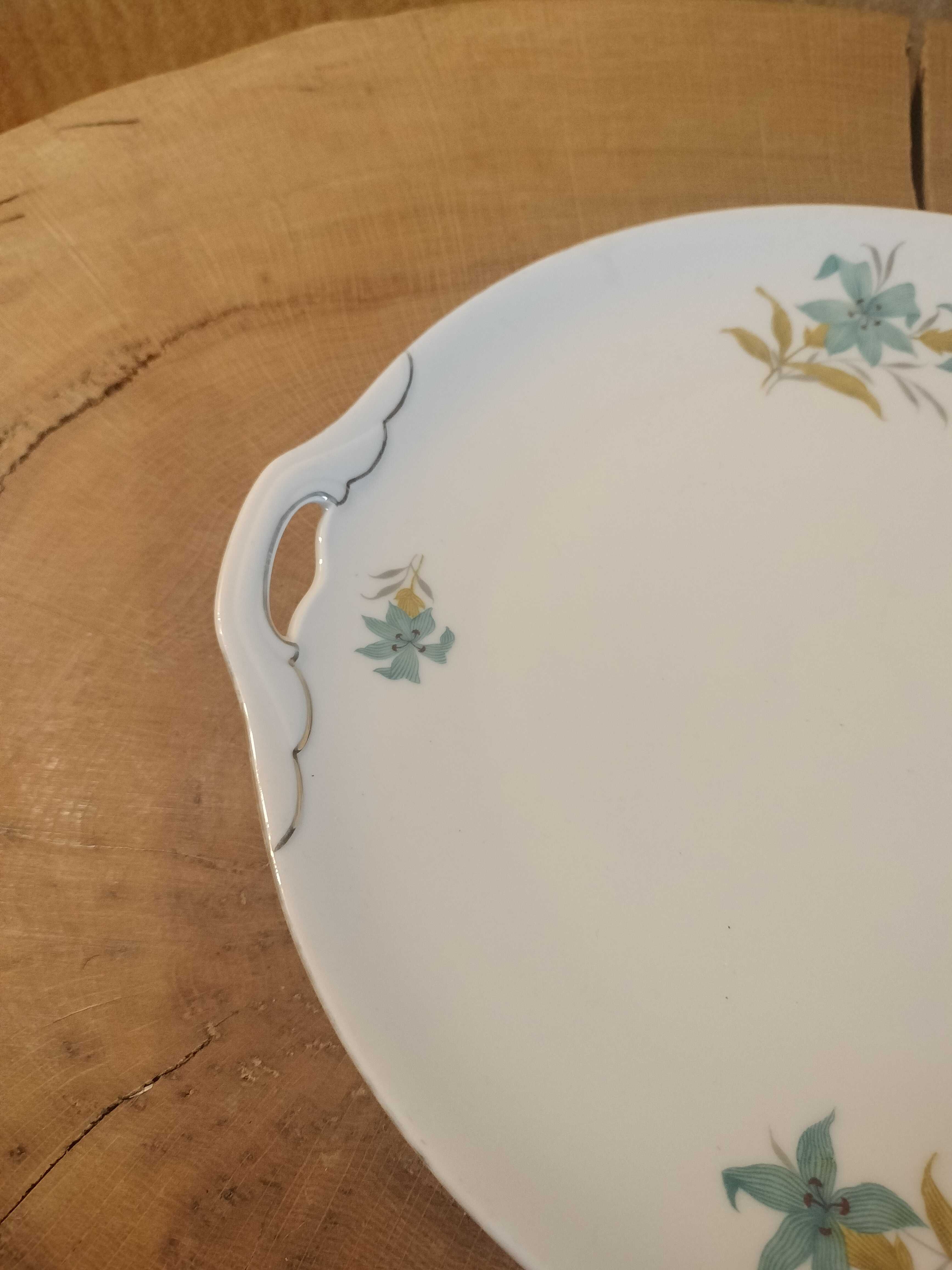 stary porcelanowy talerz/ patera sygnowana Bavaria, nr 17
