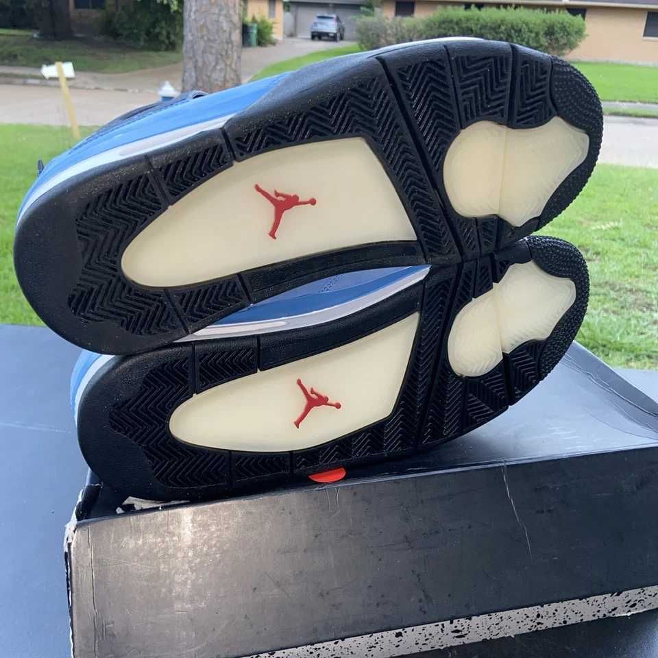 Nowość*NowyJordan4NikeAir4 NiebieskiUnisexTrampki 43
