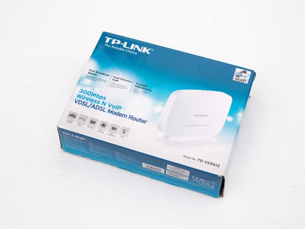 TP-Link TD-VG5612 router WiFi LAN modem ADSL VDSL host USB 3G 4G VoIP