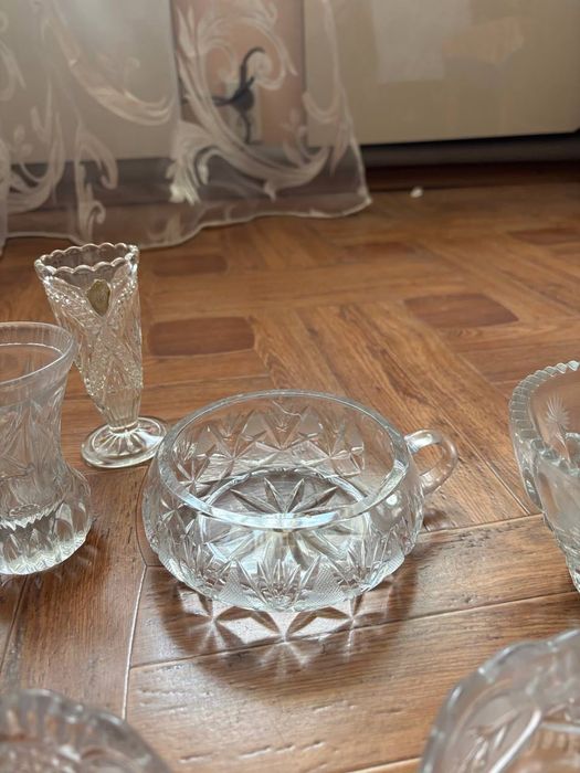 Вази,цукерниці кришталь ГДР