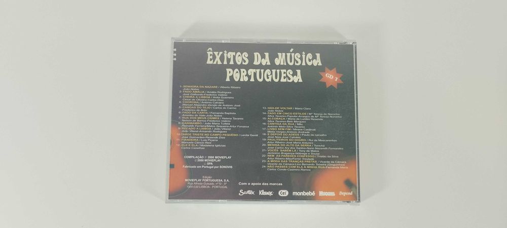 CD Êxitos da Música Portuguesa - Compilação