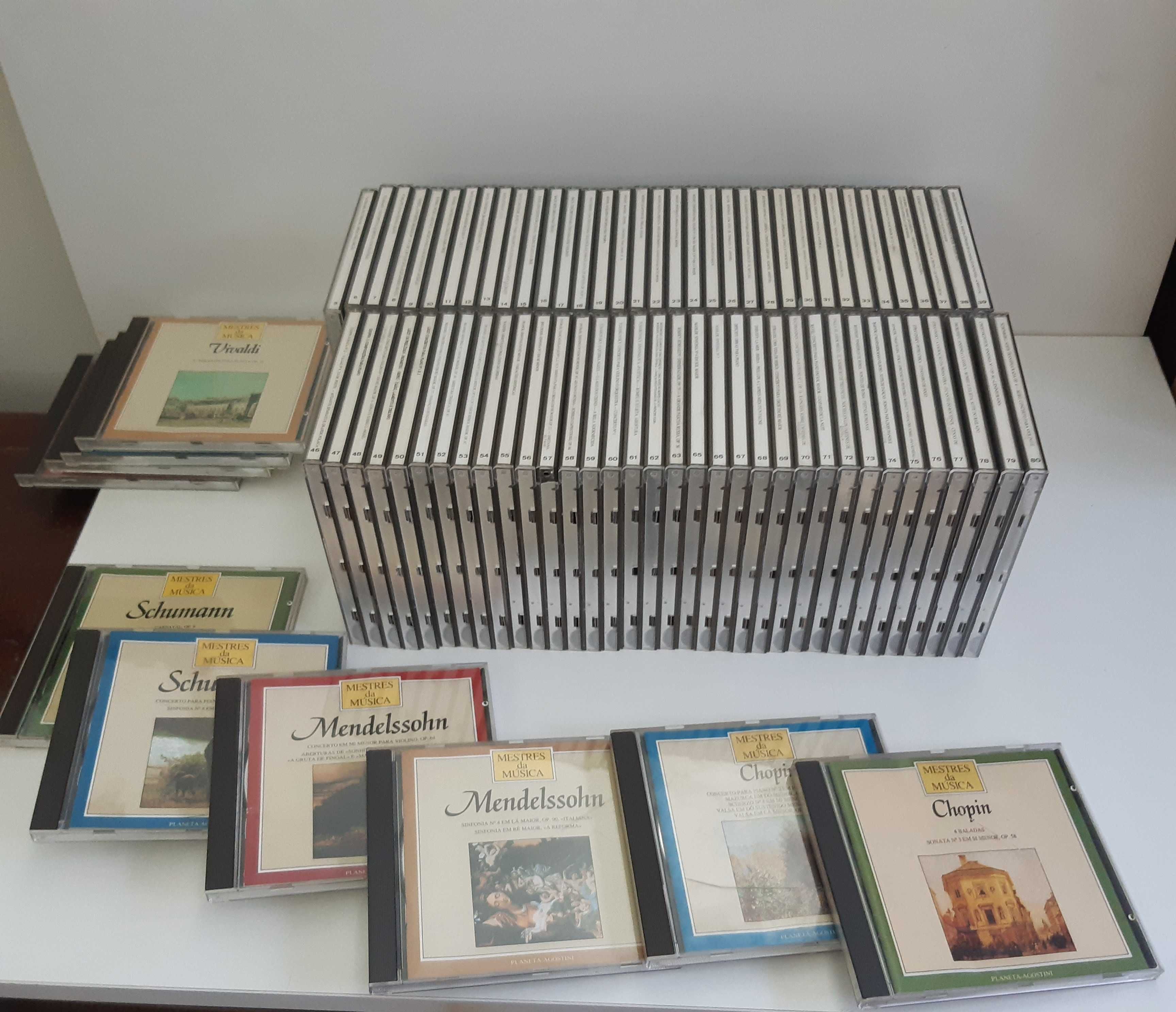 79 CDs Originais Música Clássica Colecção Mestres da Música