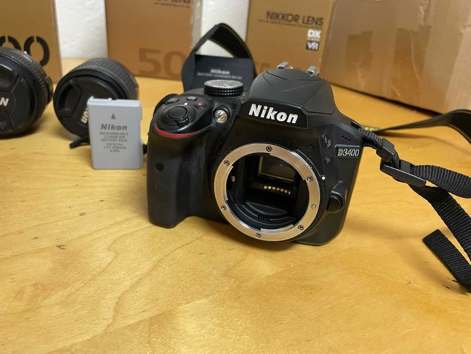 Câmera Fotográfica Nikon D3400